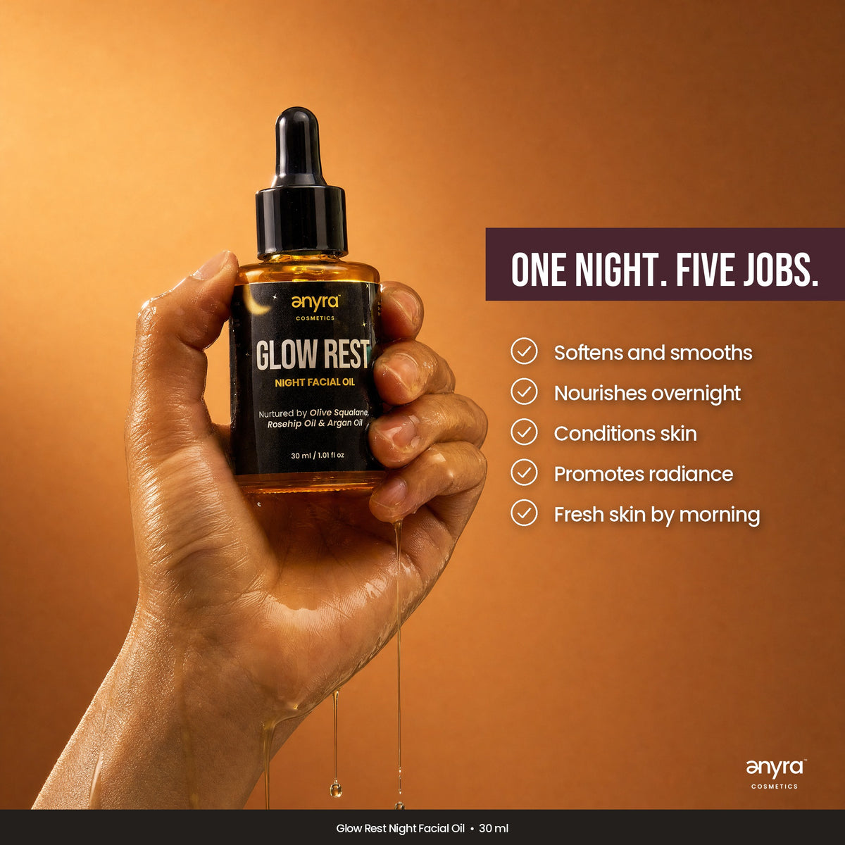 Glow Rest Night Facial Oil, image 4