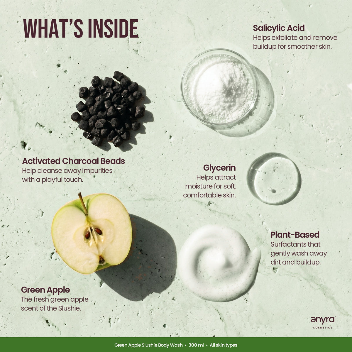Green Apple Slushie Body Wash, image 2