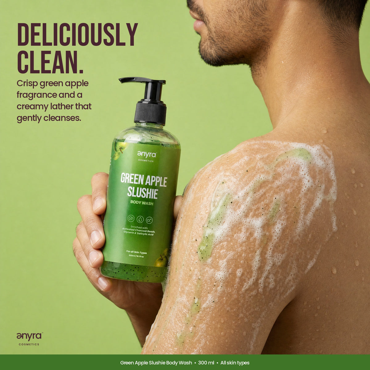 Green Apple Slushie Body Wash, image 3
