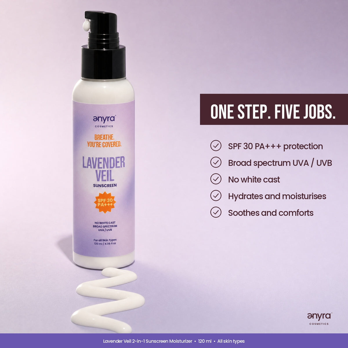 Lavender Veil 2-in-1 Sunscreen Moisturizer, image 4