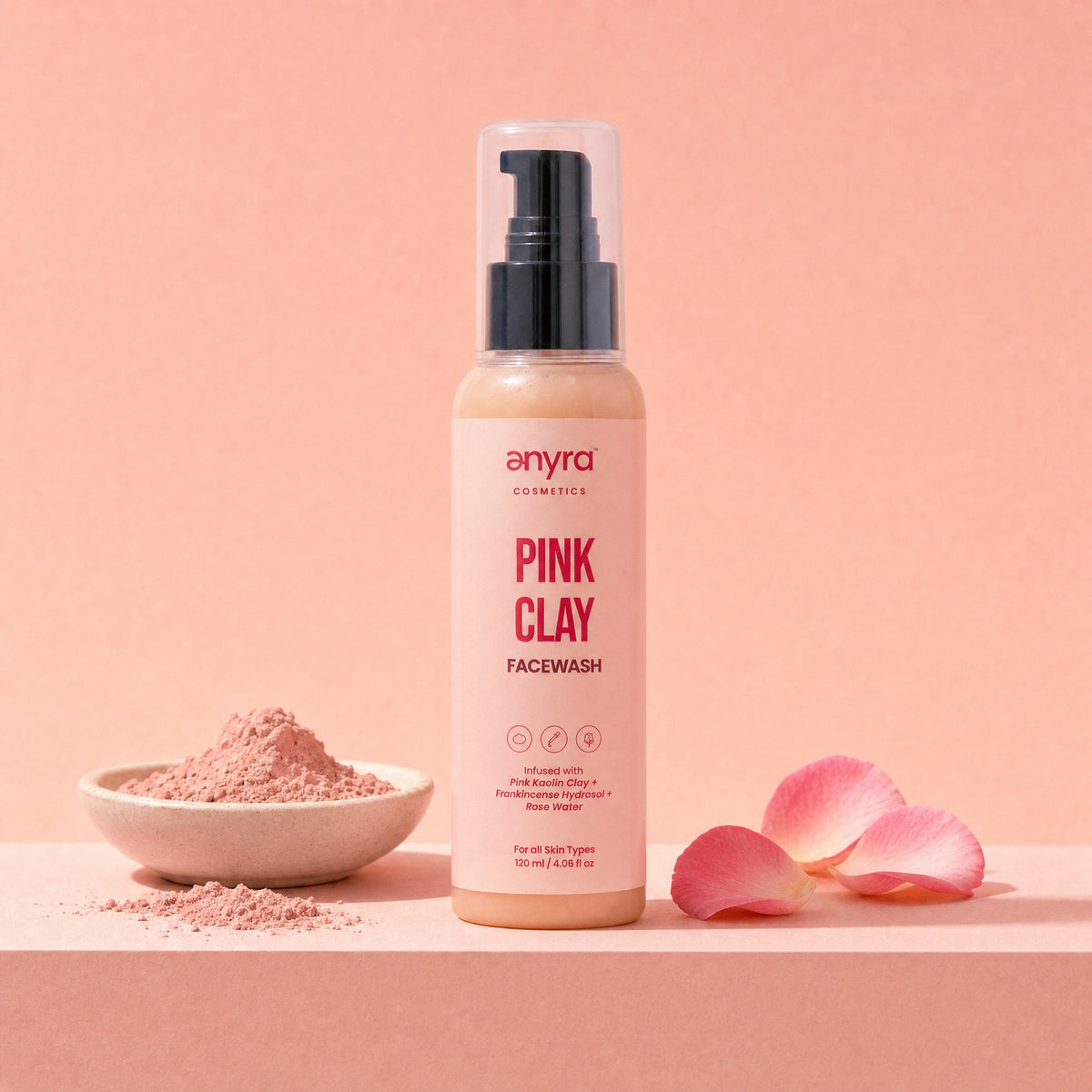 Pink Clay Face Wash, image 1