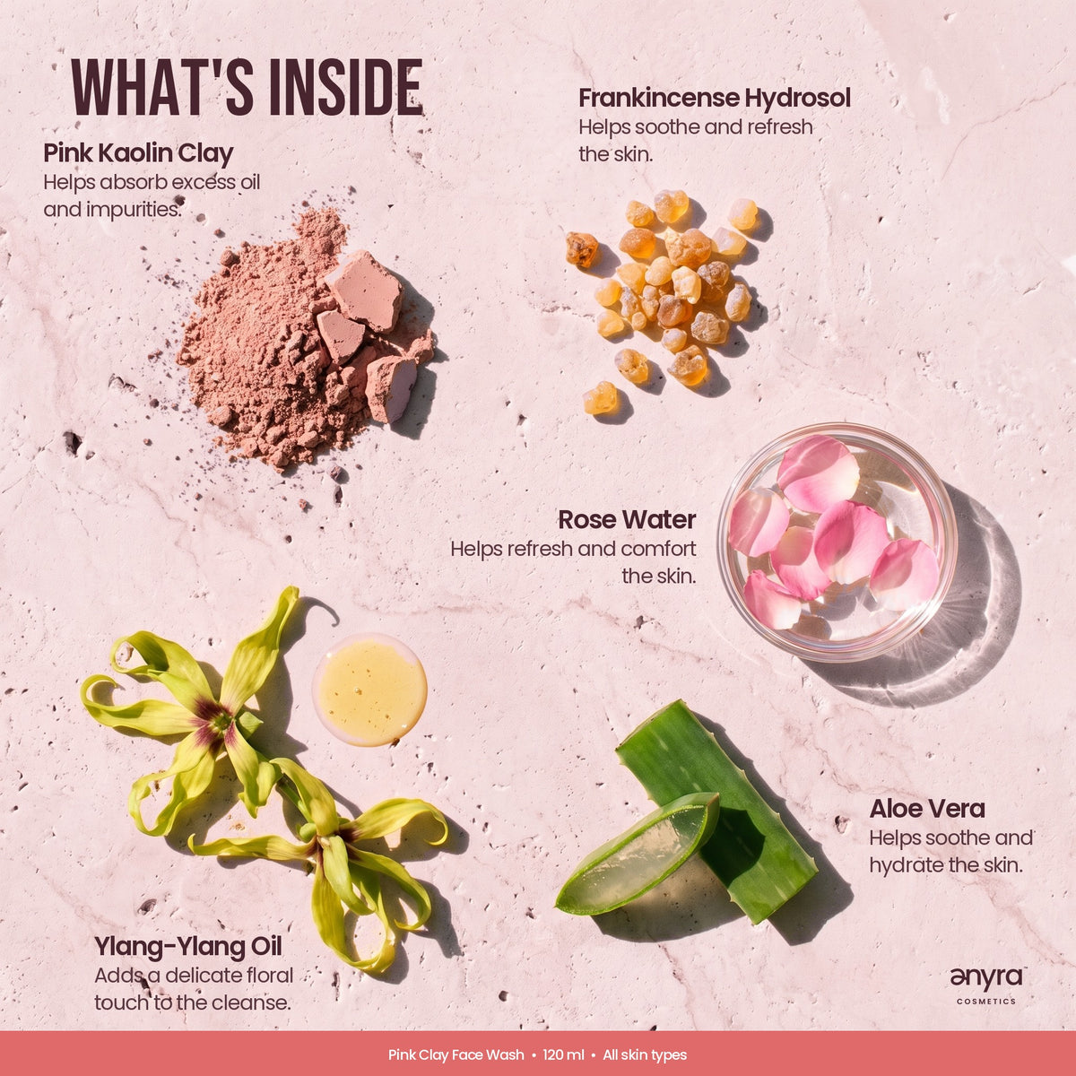 Pink Clay Face Wash, image 2