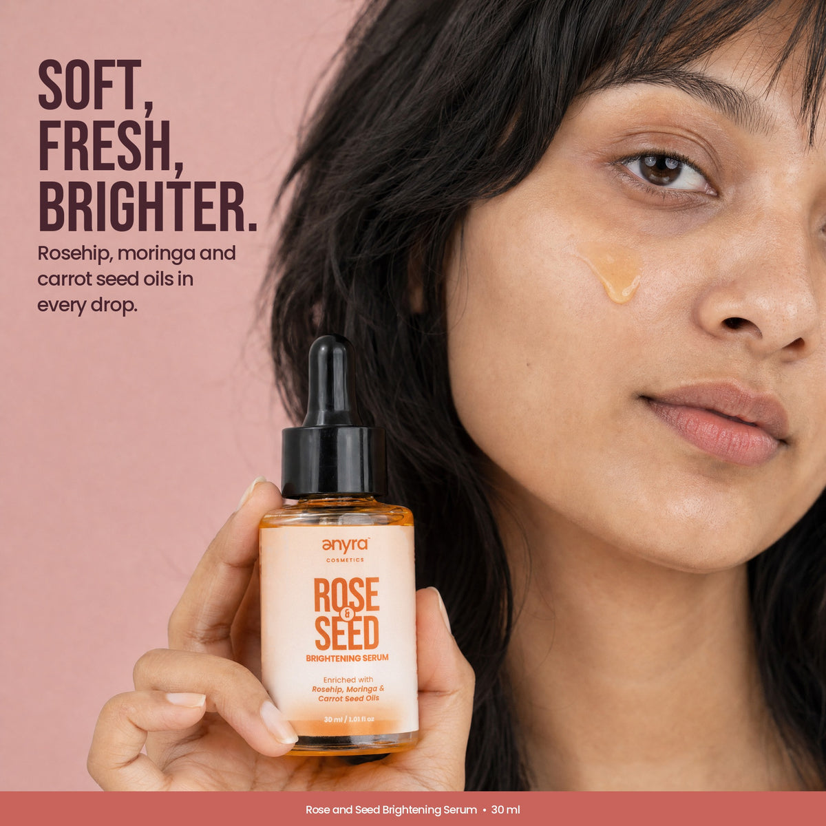 Rose and Seed Brightening Serum, image 3