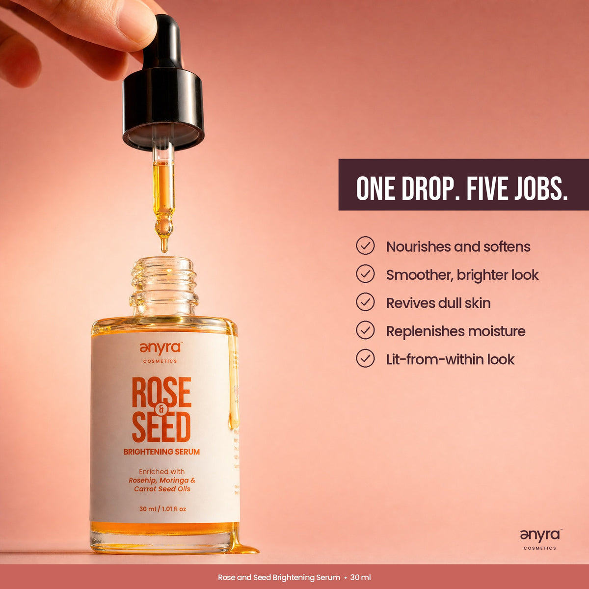 Rose and Seed Brightening Serum, image 4