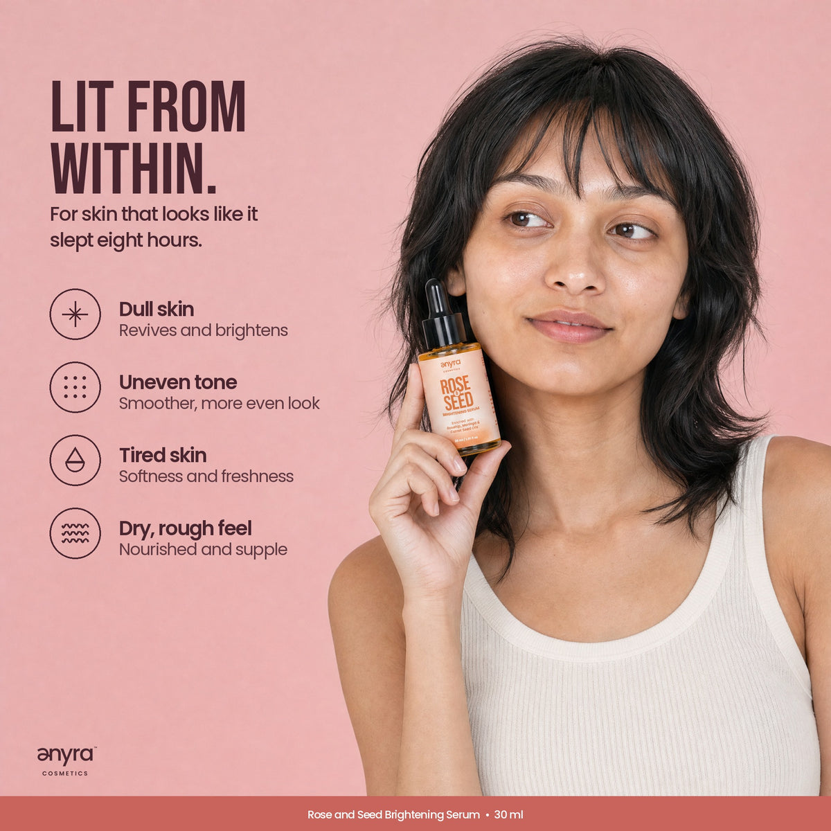 Rose and Seed Brightening Serum, image 5