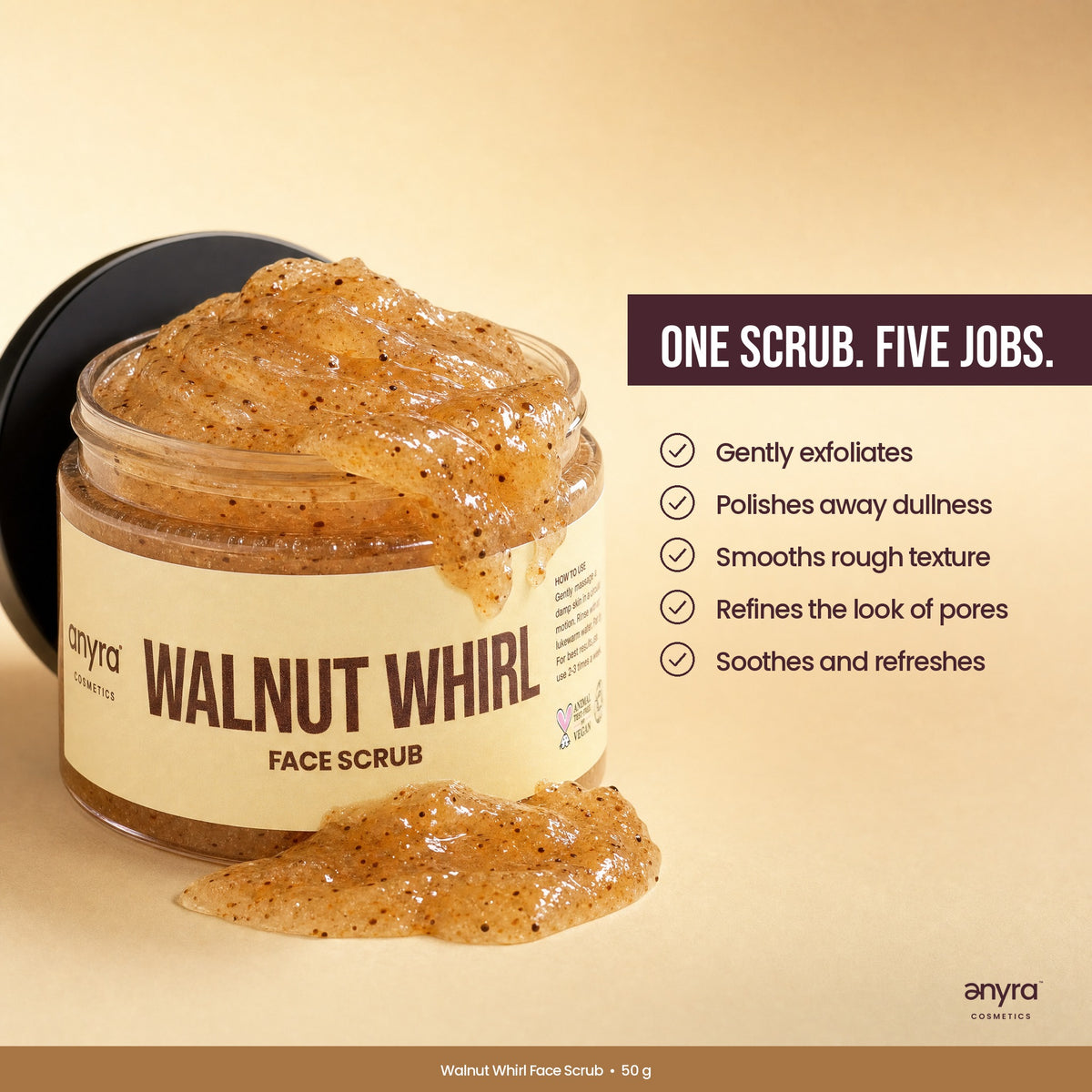 Walnut Whirl Face Scrub, image 4