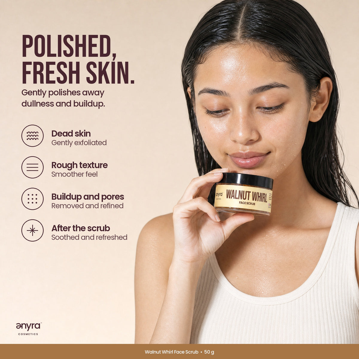 Walnut Whirl Face Scrub, image 5